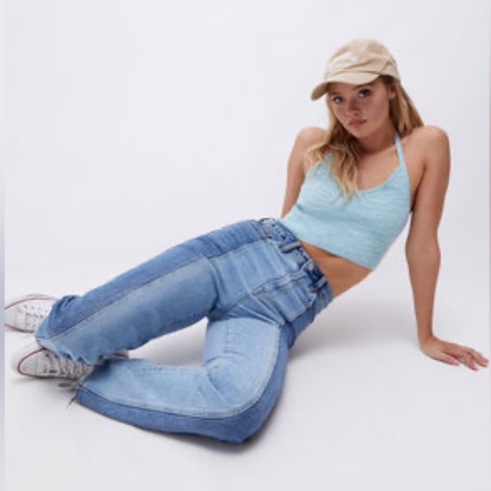 pacsun eco two tone 90s boyfriend jeans